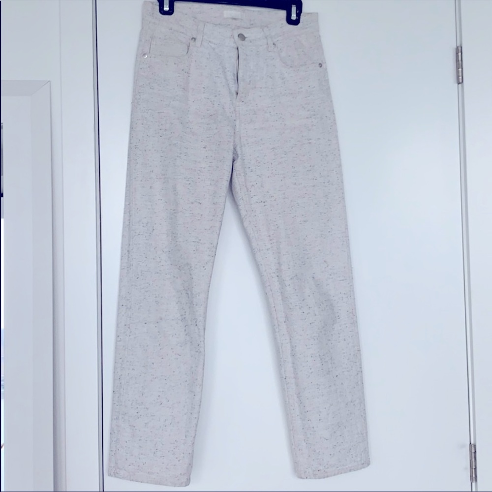 COS white/grey denim with black flecks